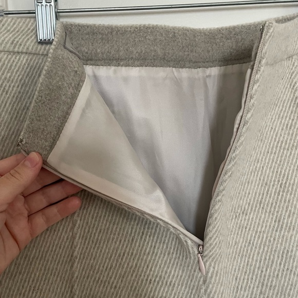 Wool Blend Pencil Skirt - Picture 5 of 10